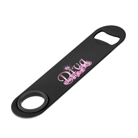 Diva Bling Speed Flessenopener (Achterkant Gekanteld)