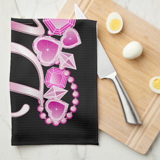 Diva Bling Theedoek (Quarter Fold)