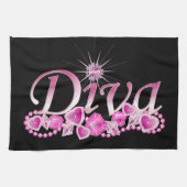 Diva Bling Theedoek (Horizontaal)