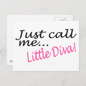 Diva Briefkaart (Voorkant / Achterkant)