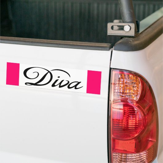 diva bumpersticker (Op Truck)