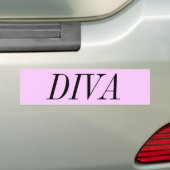 DIVA BUMPERSTICKER (Op auto)