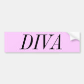 DIVA BUMPERSTICKER (Voorkant)