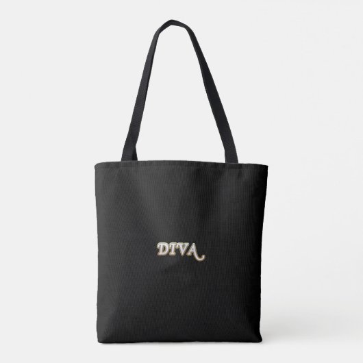 Diva canvas tas. draagtas (Achterkant)