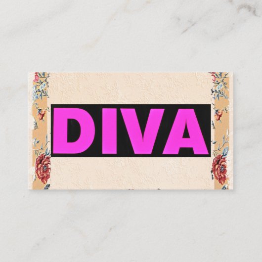 Diva Carte de visite (Dos)