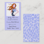 Diva Cartes de visite (Devant / Derrière)