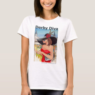 Diva de Kentucky Derby - bébé - T-shirt de poup