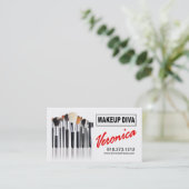 Diva de maquillage pour le carte de visite de (Debout devant)