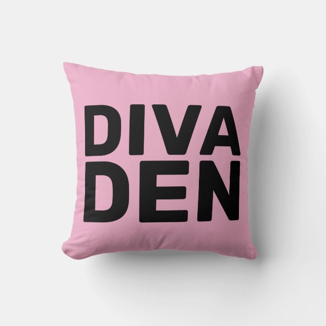 DIVA DEN PINK SIERKUSSENNEN KUSSEN (Voorkant)