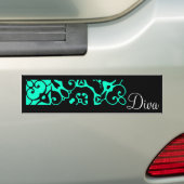Diva Designer Name II Bumper Sticker (En voiture)