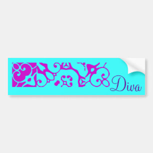 Diva Designer Name III Bumpersticker