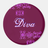 Diva Designer Nom IV Magnet (Devant)