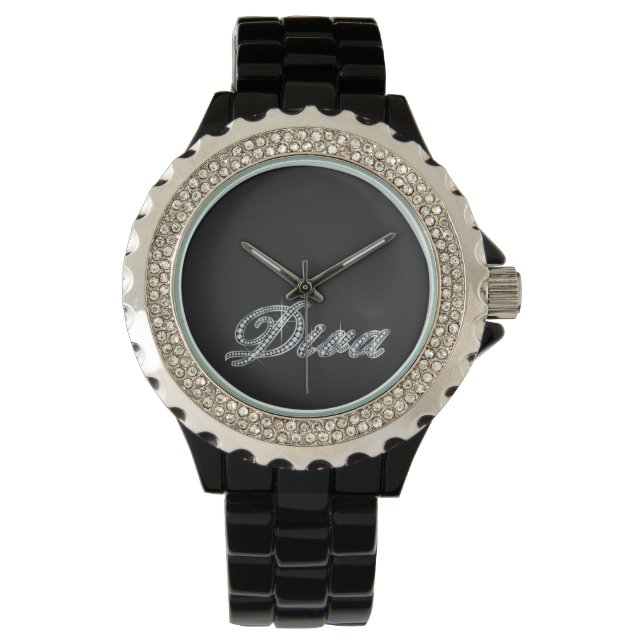 Diva "Diamond Bling" Horloge (Voorkant)