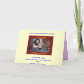 DIVA DOG "Félicitations !" Carte de vœux (Dos)