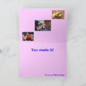 DIVA DOG "Félicitations !" Carte de vœux (Intérieur)