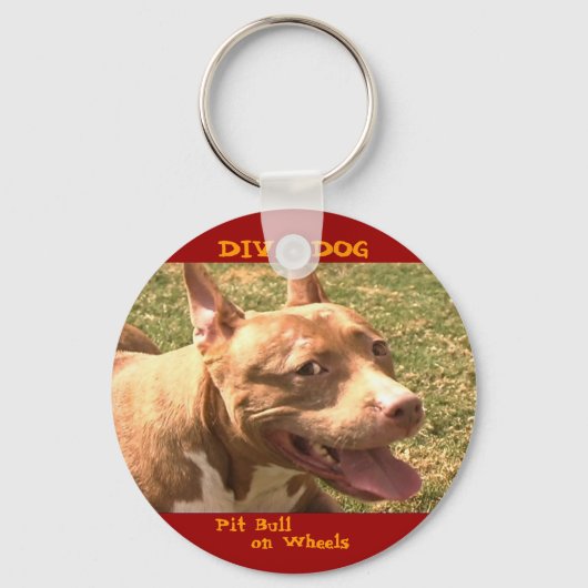 DIVA DOG Profile Sleutelhanger (Voorkant)