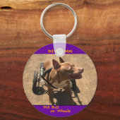 DIVA DOG Rollin' in stijl Sleutelhanger (Voorkant)