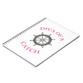 DIVA D'UN CATCH Carnets spiraux nautiques (Côté gauche)