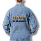 Diva En entraînement Gold Blue Denim Veste