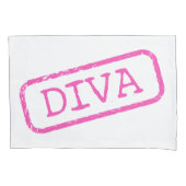 "Diva" en "Kerel" Kussensloop (Voorkant-Links)