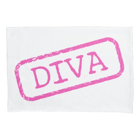 "Diva" en "Kerel" Kussensloop (Voorkant-Links)