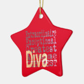 Diva Extraordinaire Keramisch Ornament (Links)
