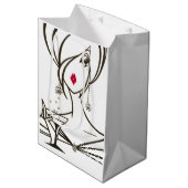 Diva Fabulous Medium Cadeauzakje (Voorkant Gekanteld)