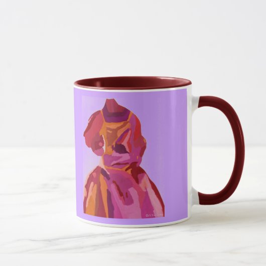 Diva Fashionista Autumn Reds Mug (Droite)