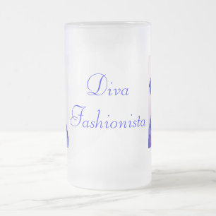 Diva fashionista in Blue I Matglas Bierpul