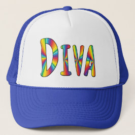 DIVA Gay Pride Fabulous LGBT LGBTQ Pride Trucker Pet
