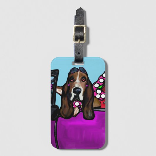 DIVA HOUND BAGAGELABEL (Voorkant (verticaal))