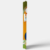 DIVA IN BLAUW, BEAUTY MODE MONOGRAM Case-Mate iPhone CASE (Achterkant / Rechts)