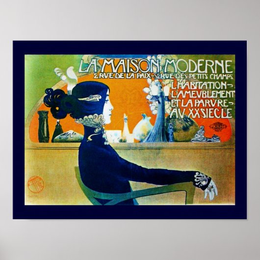 DIVA IN BLAUW POSTER (Voorkant)
