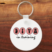 Diva in opleiding sleutelhanger (Voorkant)