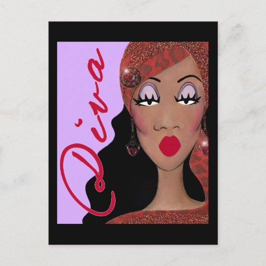 DIVA is een vierletterwoord...Briefkaarten Briefkaart (Voorkant)