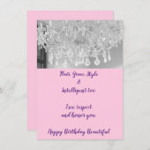DIVA Life Flair Happy Birthday Flat Card (Voorkant / Achterkant)