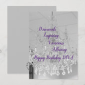 DIVA Life Licht Happy Birthday-flatkaart (Voorkant / Achterkant)