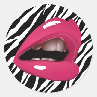 DIVA Lips Collectie Ronde Sticker