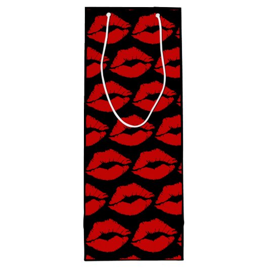 "Diva Lips" /Red Wijn Cadeautas (Achterkant)