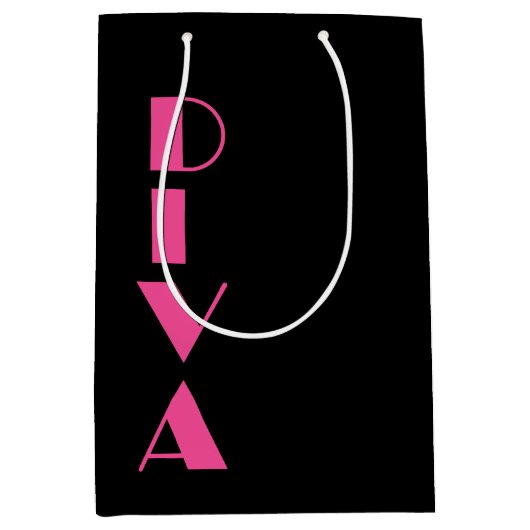 "DIVA" MEDIUM CADEAUZAKJE (Voorkant)