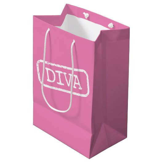 "DIVA" MEDIUM CADEAUZAKJE (Voorkant Gekanteld)