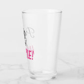 DIVA " meisje HUSTLE" drinkware Glas (Links)