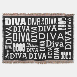 "DIVA MET EEN BAND" DEKEN