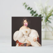 Diva met knallende Bubble Gum (Staand voorkant)