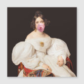 Diva met knallende Bubble Gum (Voorkant)