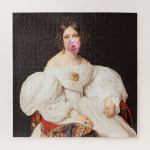 Diva met knallende Bubble Gum Legpuzzel