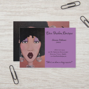 "DIVA Mode Boutique" Visitekaartje