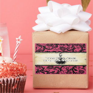 Diva Mode Sticker Oranje Retro Stippen