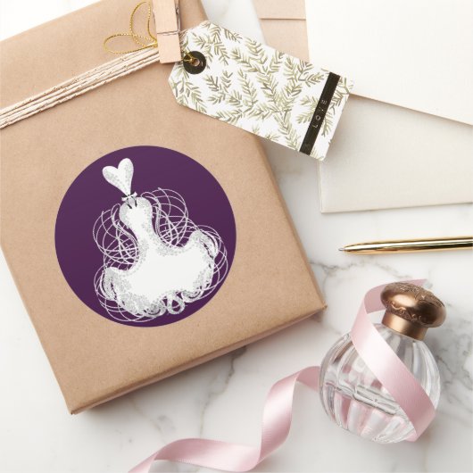 Diva Mode Sticker White Dress (Geschenken)