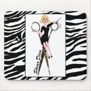 DIVA" Mousepad "van de scheerbeurt Muismat